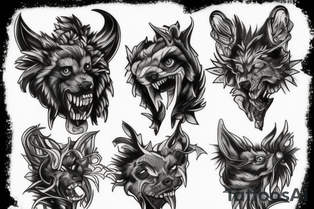 cerberus tattoo idea