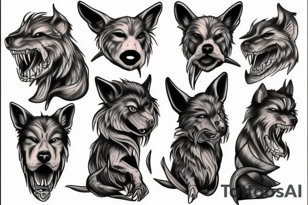 cerberus tattoo idea