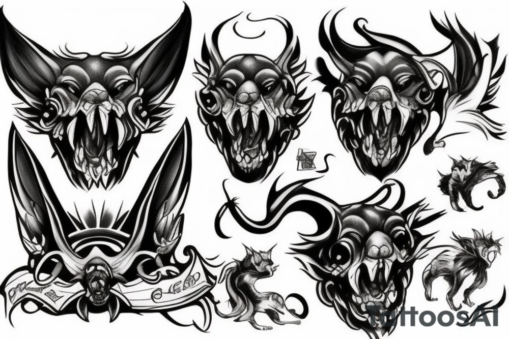 cerberus tattoo idea