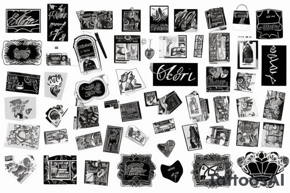 Old hotel room key tattoo idea