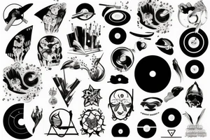 Vinyl LP tattoo idea