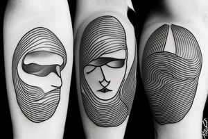 3 lines with dates tattoo idea