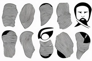 Lines with significant meaning tattoo idea