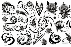Line with significant meaning tattoo idea