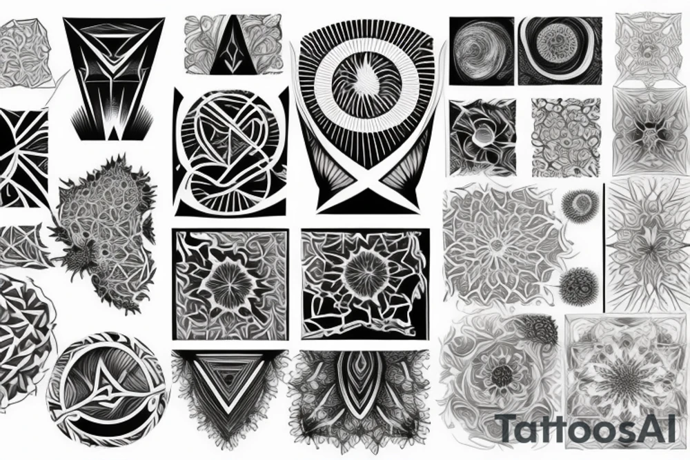 fractal tattoo idea