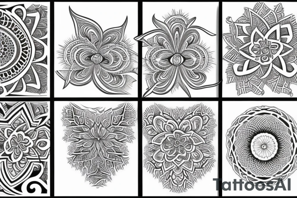 fractal tattoo idea