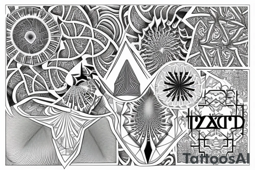 fractal geometry tattoo idea
