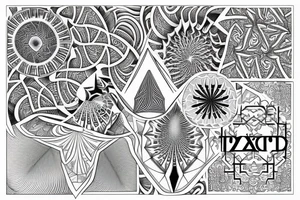 fractal geometry tattoo idea