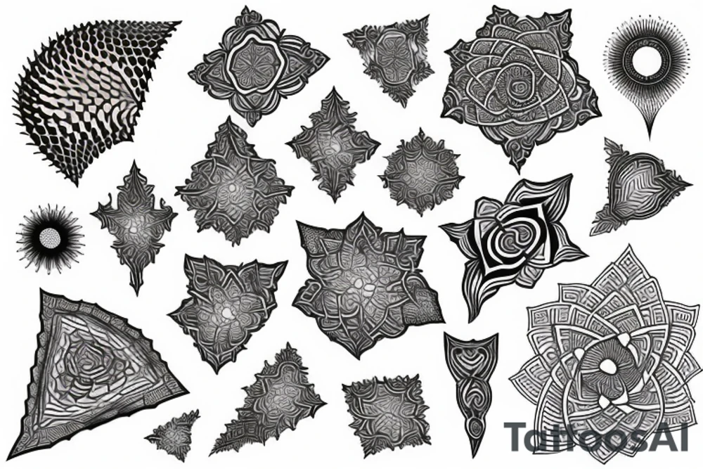 fractal geometry tattoo idea