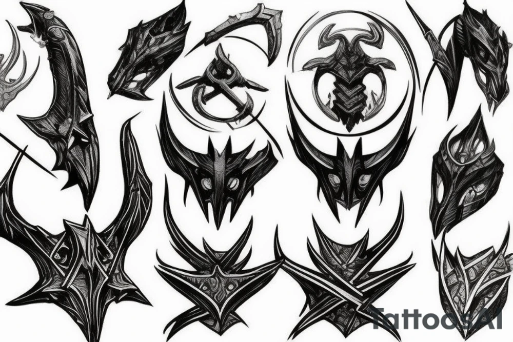 Skyrim tattoo idea