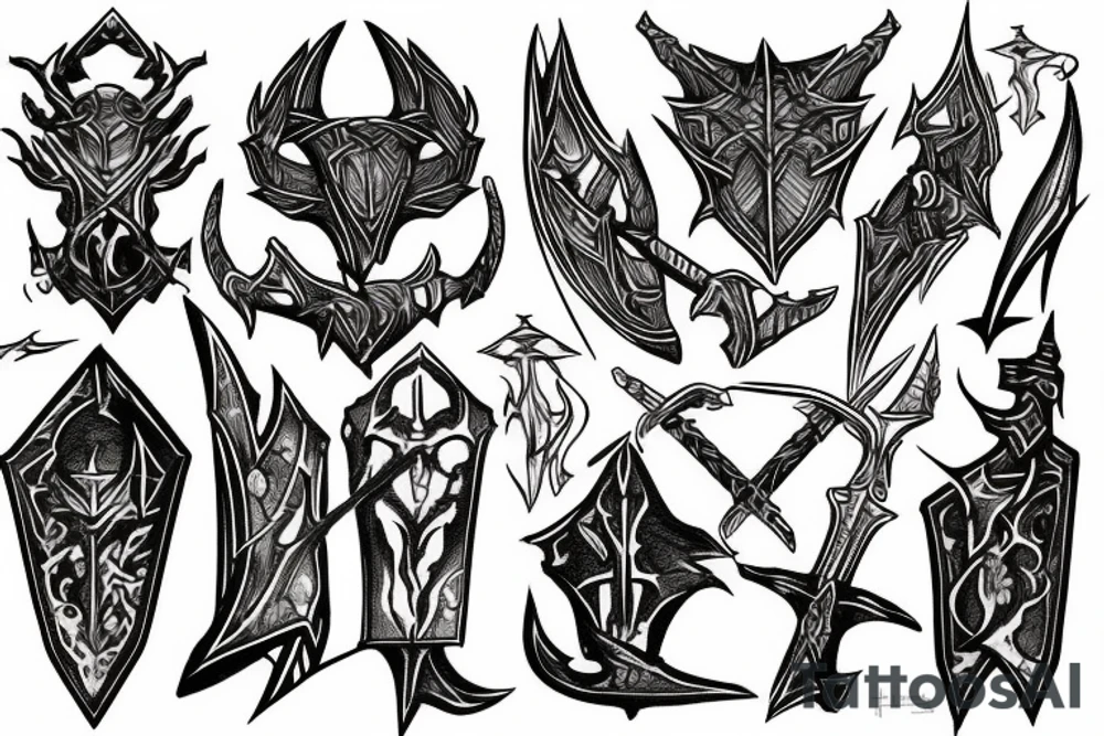 Skyrim tattoo idea