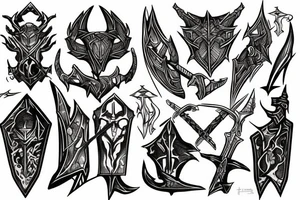 Skyrim tattoo idea