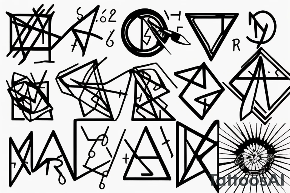 algebra tattoo idea