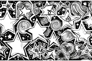 stars tattoo idea