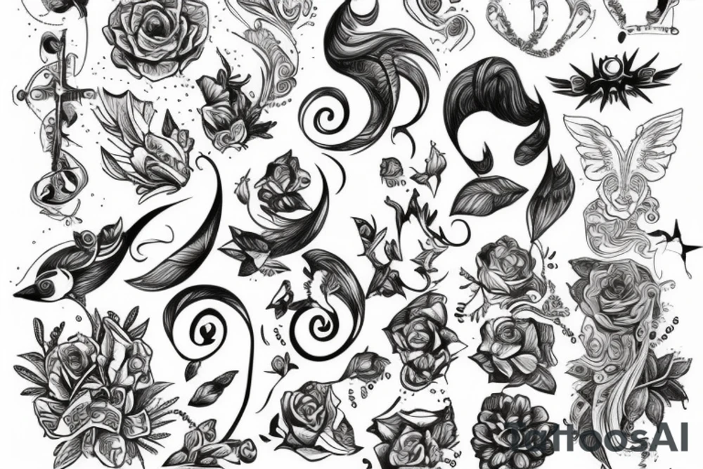 череп tattoo idea