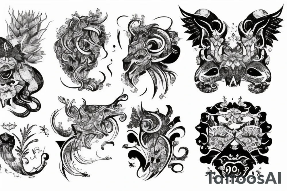 кот в шляпе tattoo idea