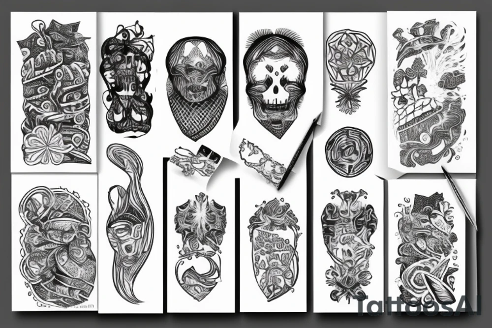 finnish sleeve tattoo idea