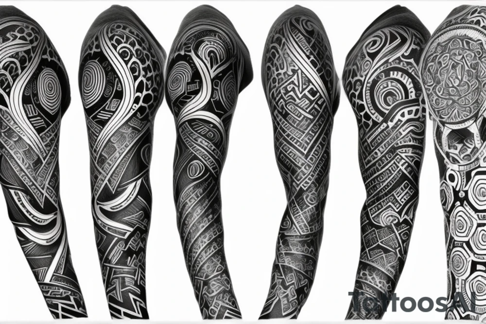 finnish sleeve tattoo idea