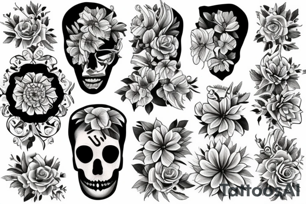 Flowers tattoo idea