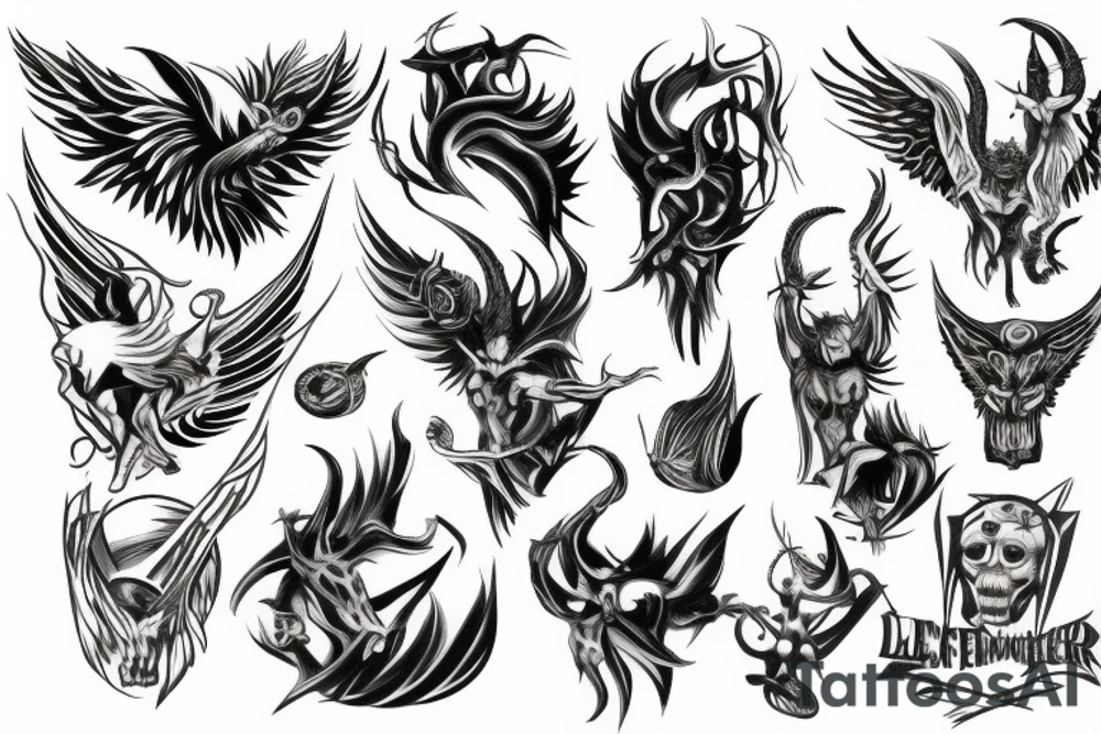 lucifer tattoo idea
