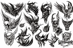 lucifer tattoo idea