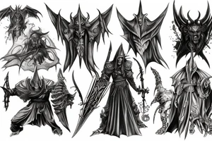 Demon souls magic tattoo idea