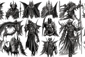 Demon souls magic tattoo idea