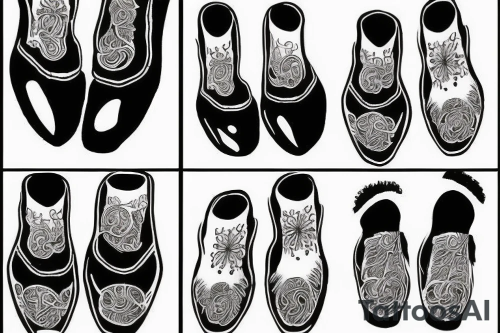 shoe polish tattoo idea