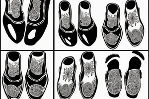 shoe polish tattoo idea