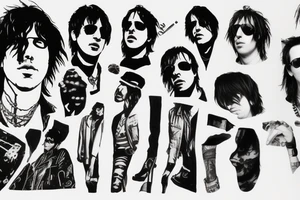 julian casablancas shadow tattoo idea