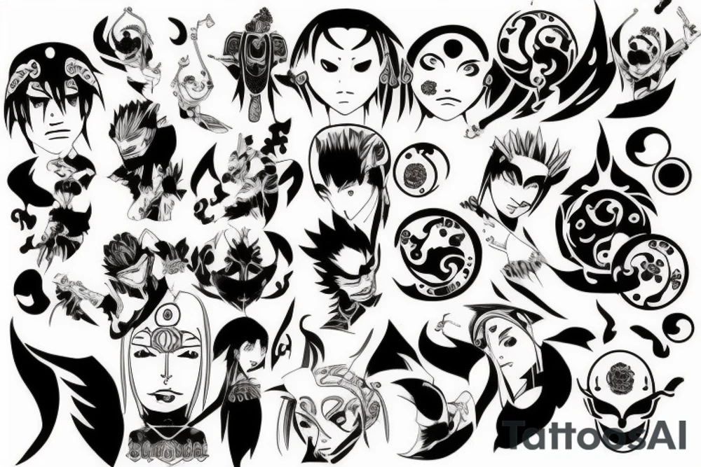 byakugan flaming tattoo idea