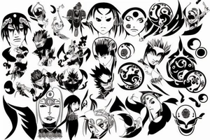 byakugan flaming tattoo idea