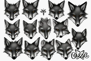 regal fox tattoo idea