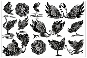 stork tattoo idea