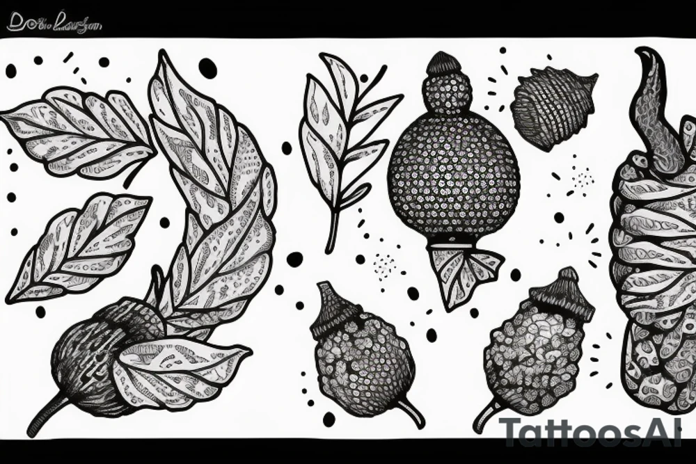 acorn tattoo idea