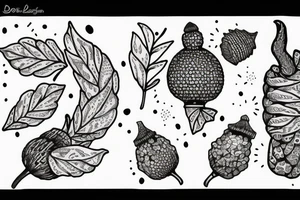 acorn tattoo idea