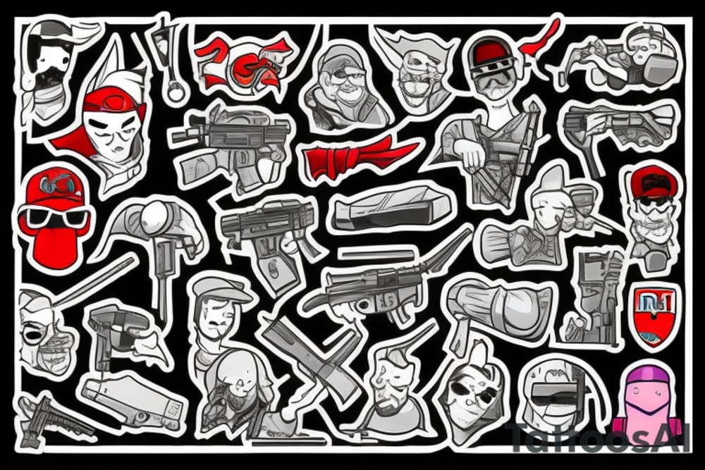 Counter strike tattoo idea