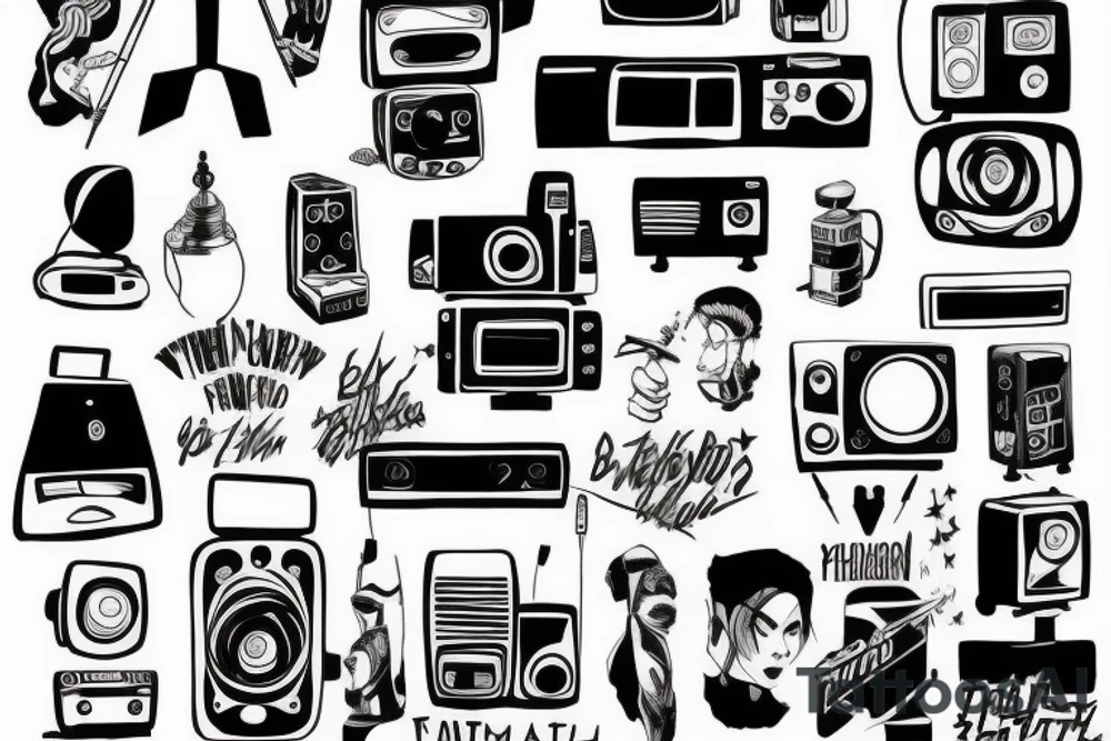 Television from the future tattoo idea