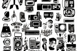 Television from the future tattoo idea
