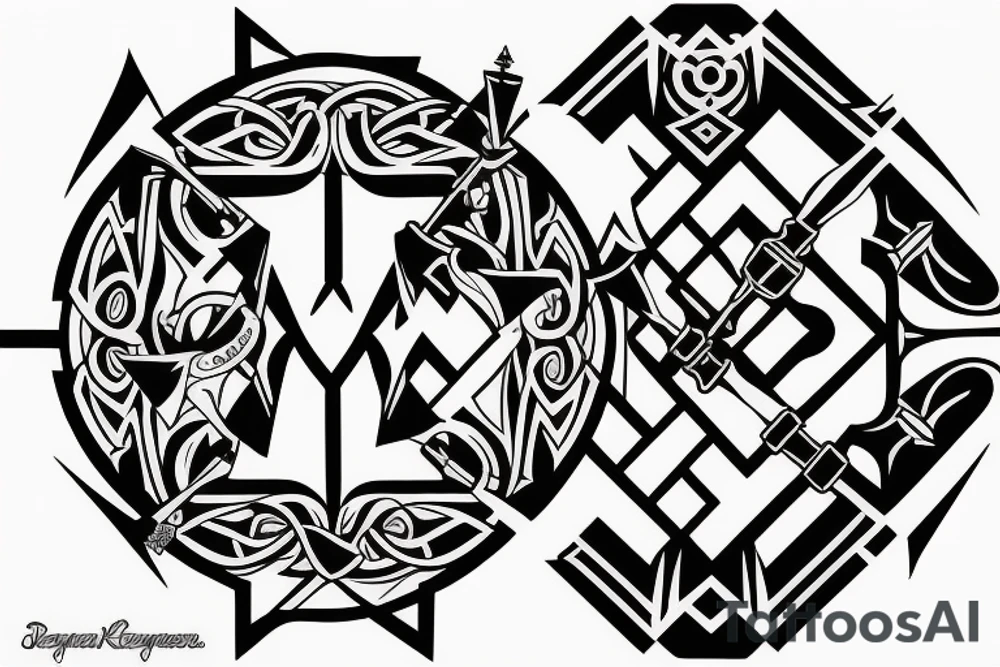 Kingdom Hearts Logo tattoo idea