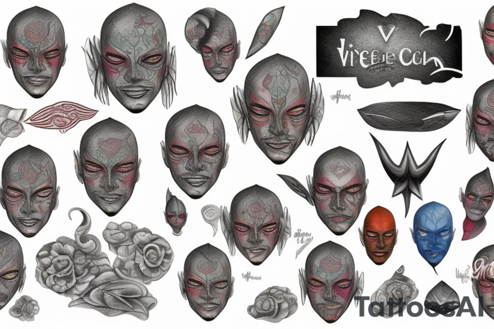Vivec floating tattoo idea