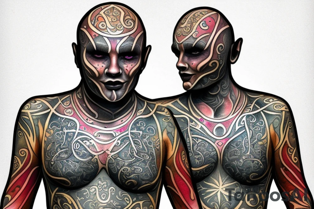 Vivec floating tattoo idea