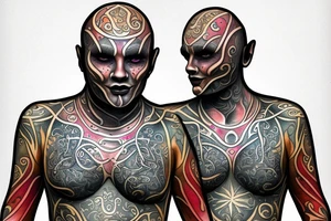 Vivec floating tattoo idea