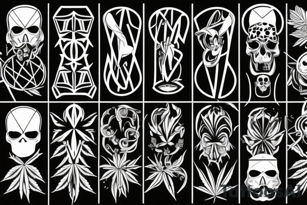 Marihuana Urology Thunder Podcast Continent tattoo idea