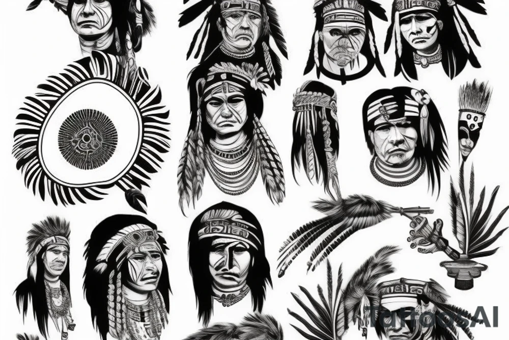 Apache Chief tattoo idea