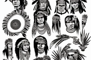Apache Chief tattoo idea