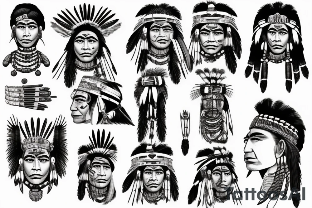 Apache Chief tattoo idea
