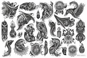 Ukrainian walhala tattoo idea