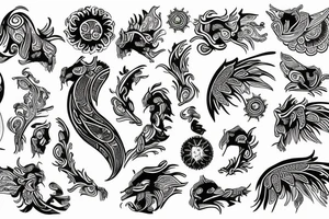 Ukrainian walhala tattoo idea