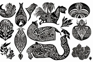 camel tattoo idea